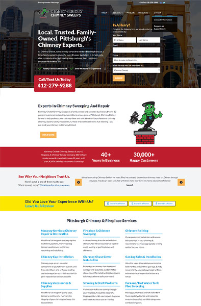 chimney-cricket-web-design