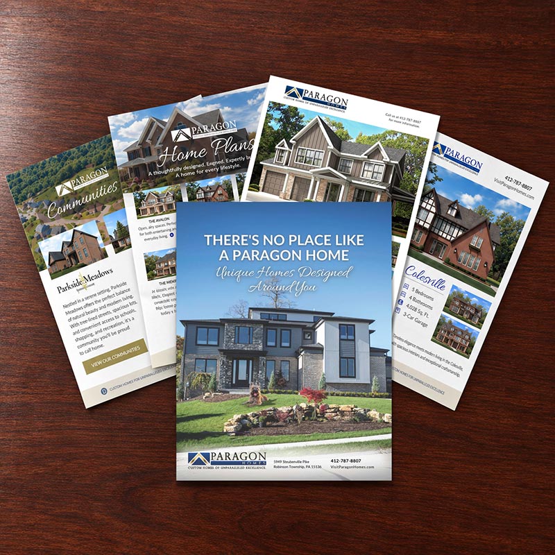 custom home builder digital brochure