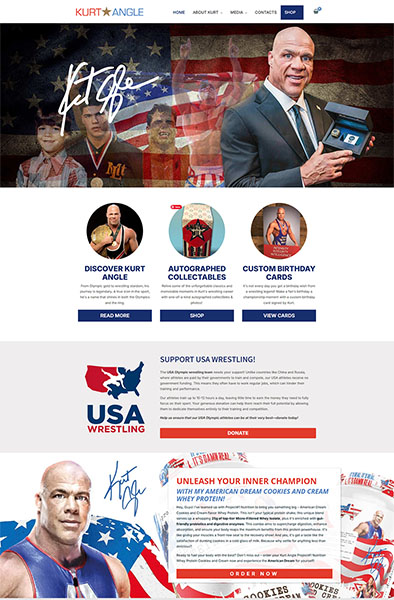 Kurt Angle Brand Website